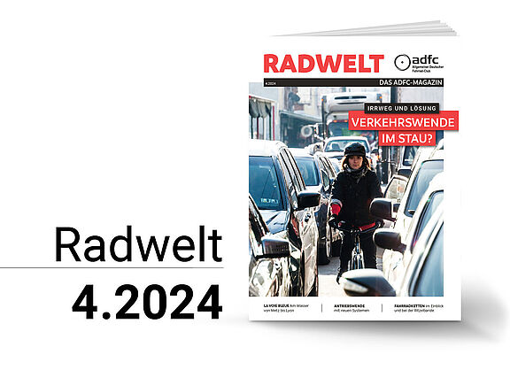 Cover ADFC-Magazin Radwelt 4.2024