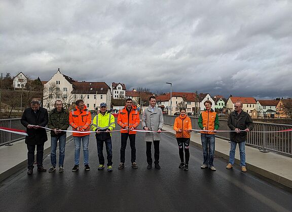 Eröffnung der Brücke in Rothenstein