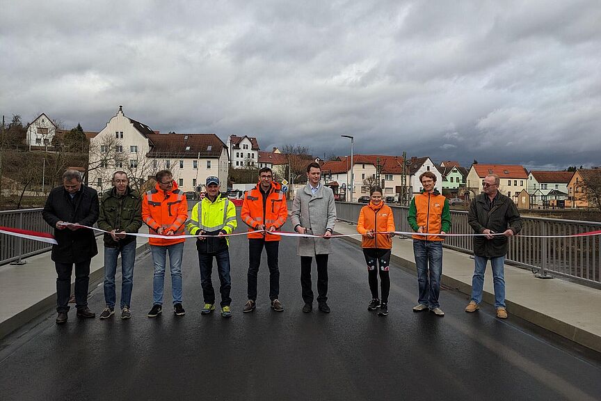 Eröffnung der Brücke in Rothenstein Eröffnung der Brücke in Rothenstein