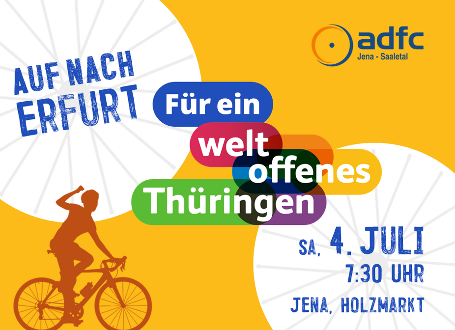 Auf nach Erfurt für ein Weltoffenes Thüringen Sharepic Auf nach Erfurt für ein Weltoffenes Thüringen