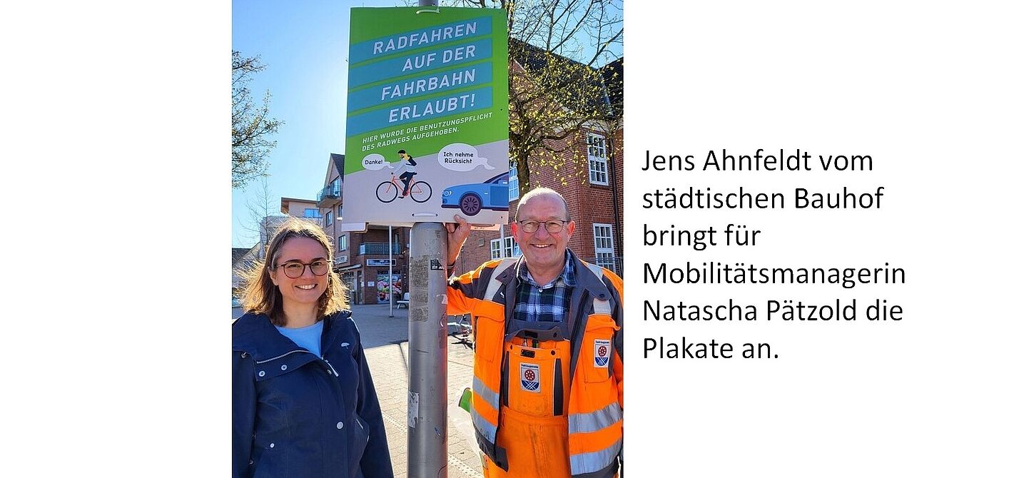 Radfahren auf der Straße erlaubt Radfahren auf der Straße erlaubt