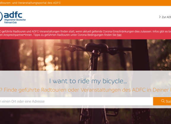 ADFC-Touren- und Veranstaltungsportal