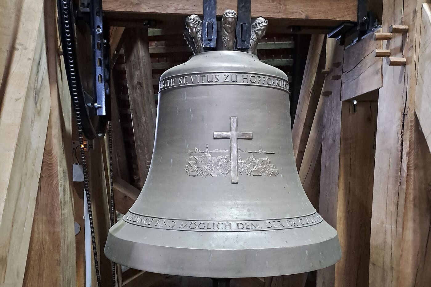 Glocke in der Kirche in Hopfgarten.