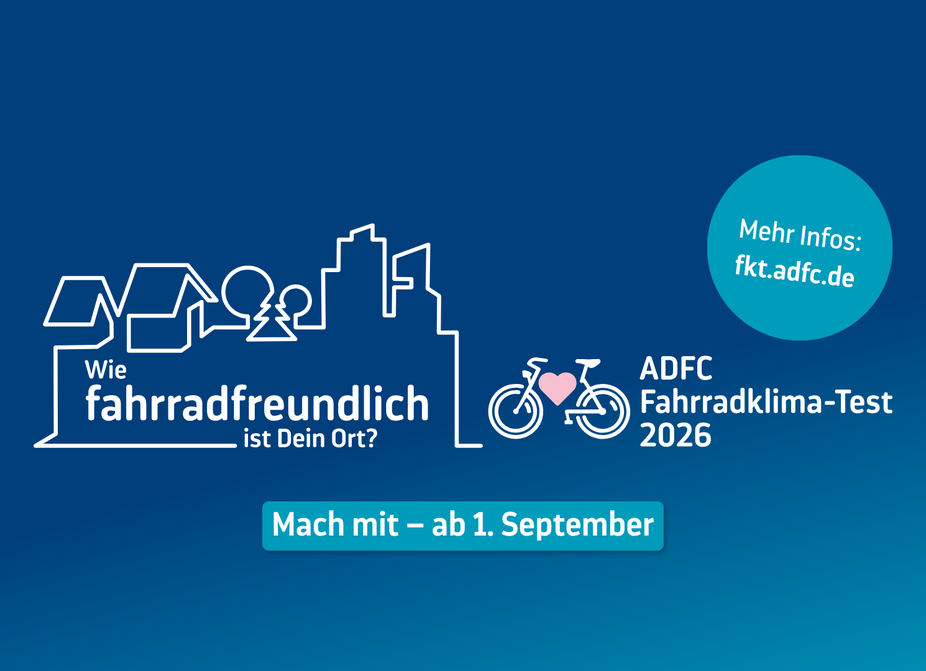 Save the Date: ADFC-Fahrradklima-Test // Grafik quer