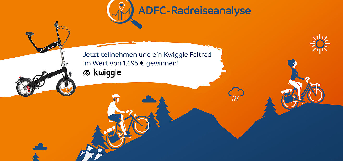 Jetzt mitmachen bei der ADFC-Radreiseanalyse Jetzt mitmachen bei der ADFC-Radreiseanalyse
