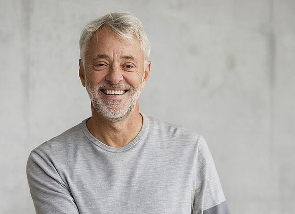 Porträt des ADFC-Bundesvorsitzenden Frank Masurat.
